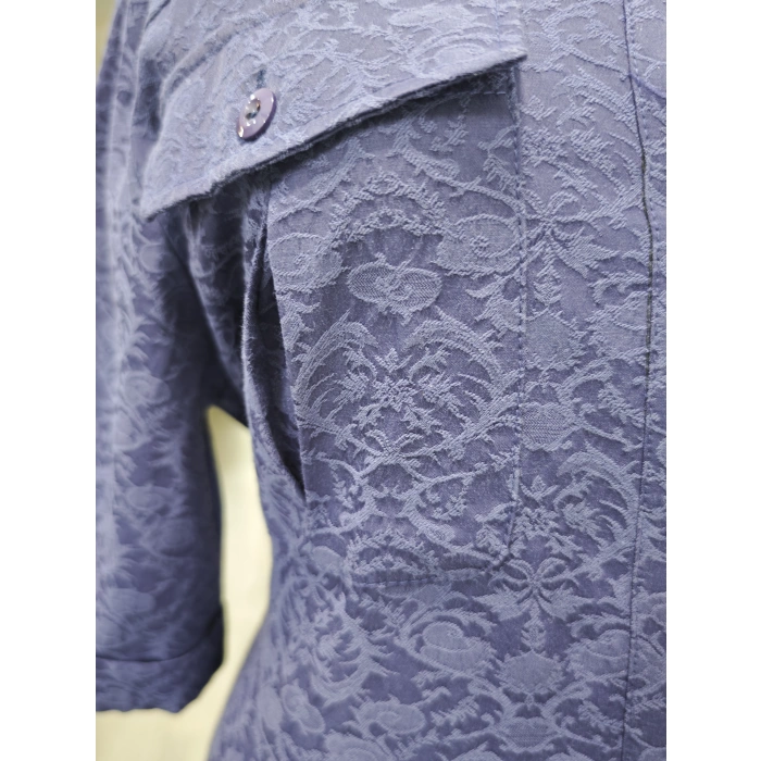 LACİVERT GÖMLEK ELBİSE