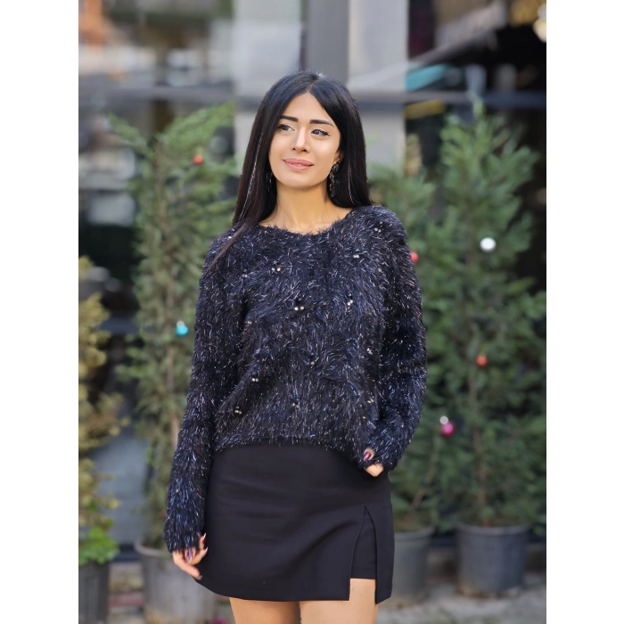 SAKALLI TAŞLI İTHAL KAZAK