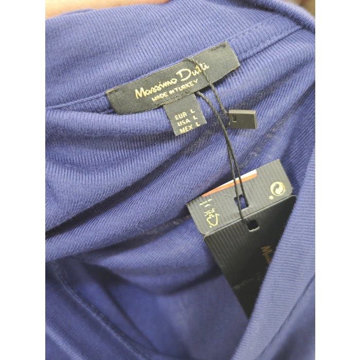 V YAKA LACİVERT TİŞÖRT