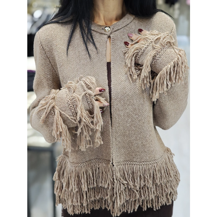 VİZON PÜSKÜL KOL DÜĞMELİ HIRKA