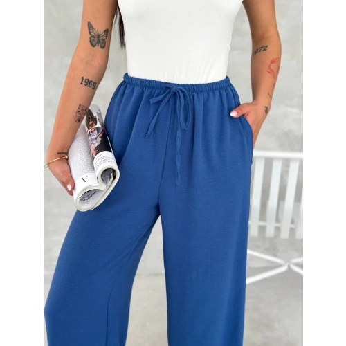 Ayrobin Oversize Kadın Pantalon - Saks