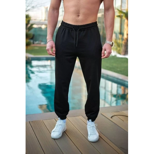 Unisex Basic Eşofman Altı - Siyah