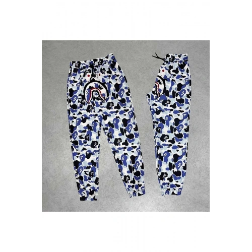 Unisex Pubg Bape x Shark Eşofman Altı - Gri