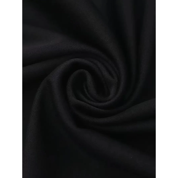 Baskılı Oversize Bisiklet Yaka T-shirt - Siyah