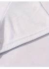Baskılı Oversize Bisiklet Yaka T-shirt - Beyaz