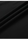 Baskılı Oversize Bisiklet Yaka T-shirt - Siyah