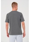 Erkek 24/1 Düz A Kalite Oversize T-shirt - Antrasit