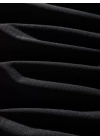Erkek Dağ Grafikli Tişört, Yaz için Büyük Beden Rahat T-shirt - Siyah