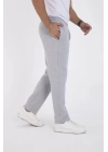 Unisex Üç İplik Basic Eşofman Pantolon - Gri