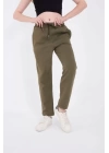 Unisex Üç İplik Basic Eşofman Pantolon - Hakİ