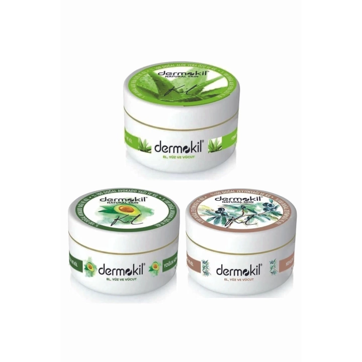 El Ve Yüz Kremi Aloevera Avokado Zeytinyağı 3 x 300 ML