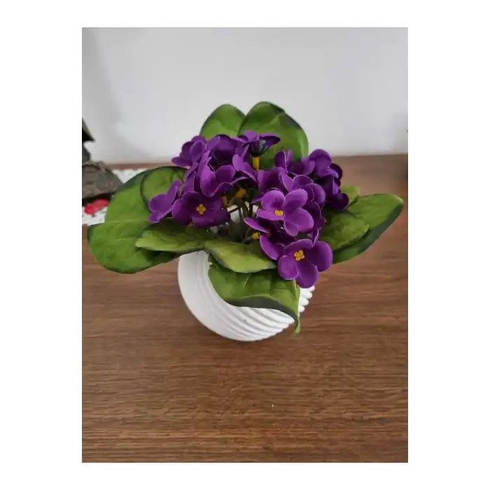 yapay çiçek menekşe 17 cm