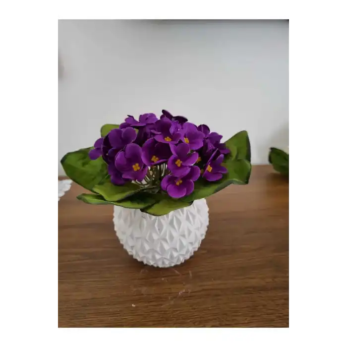 yapay çiçek menekşe 17 cm