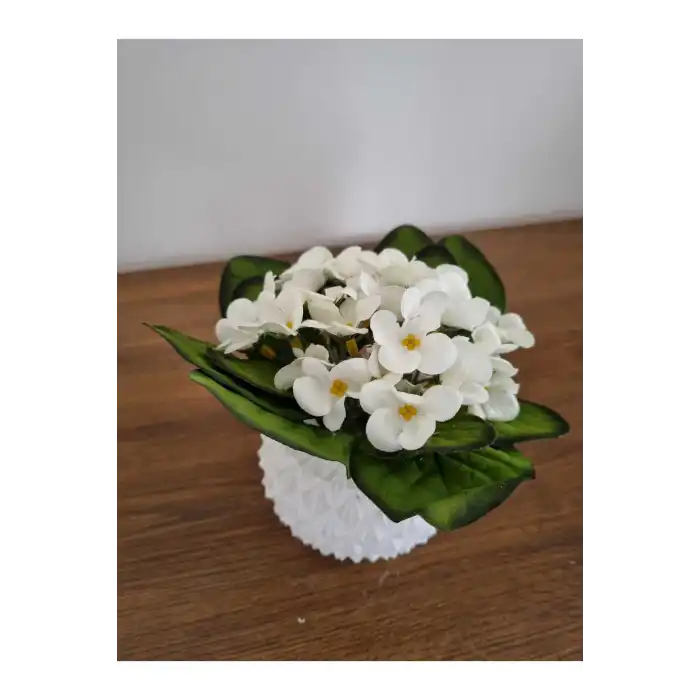 yapay çiçek menekşe 17 cm