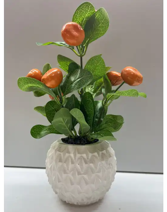 YAPAY MANDALİNA ÇİÇEĞİ 25 CM