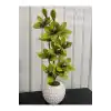YAPAY ORKİDE BETON SAKSIDA BOY:42 CM
