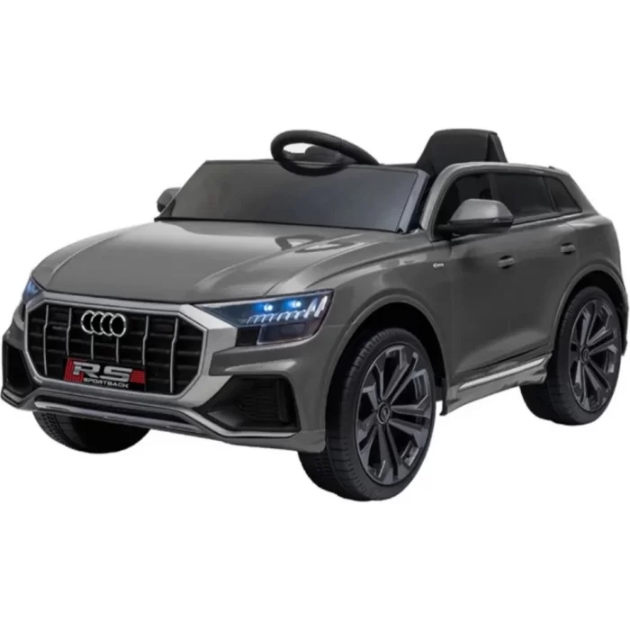 Audi RS Q8 Akülü Araba 12V Gri