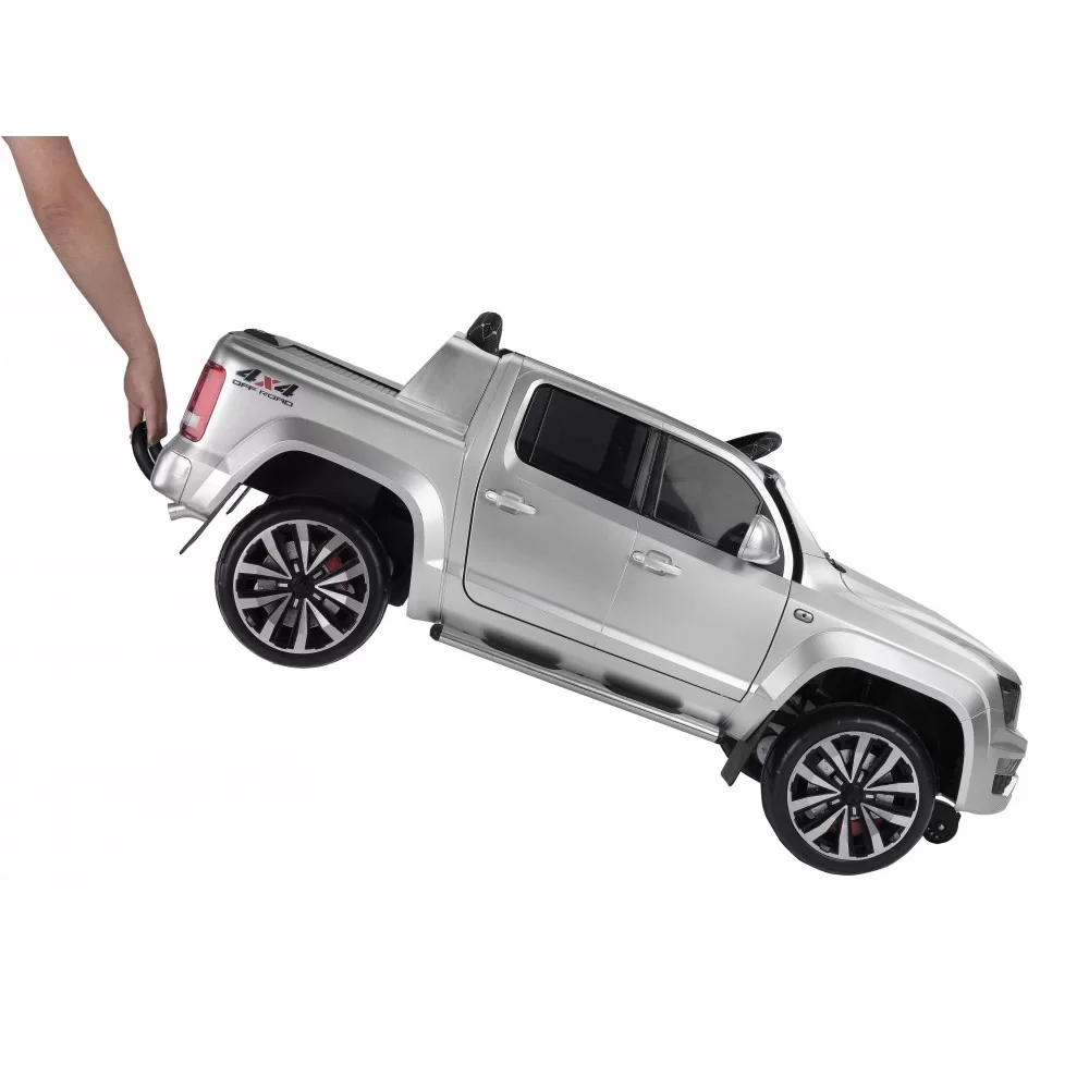 4X4 Amarok 24 Volt Akülü Araba Metalik Gri