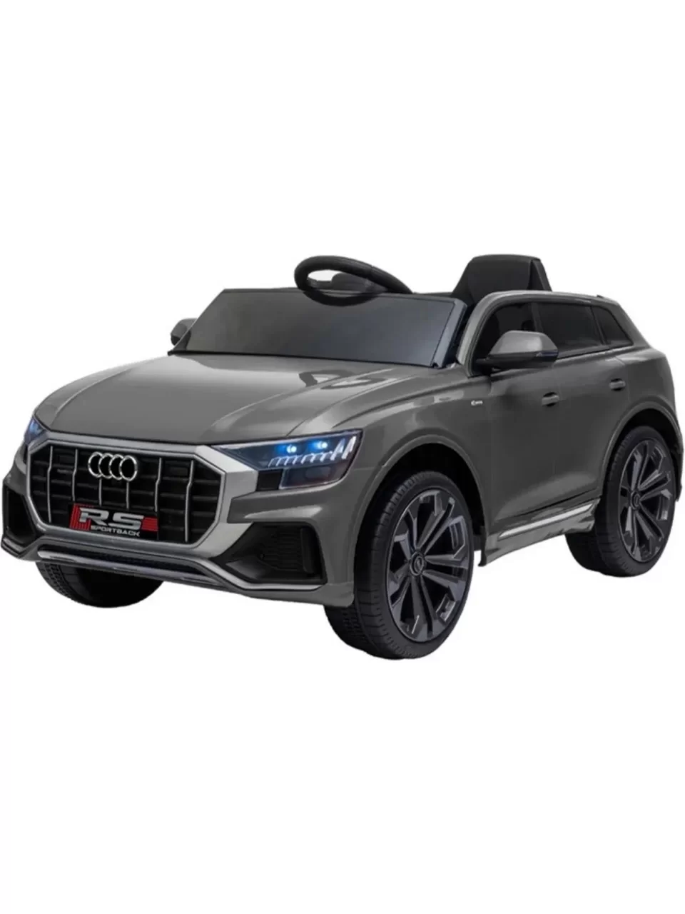 Audi RS Q8 Akülü Araba 12V Gri