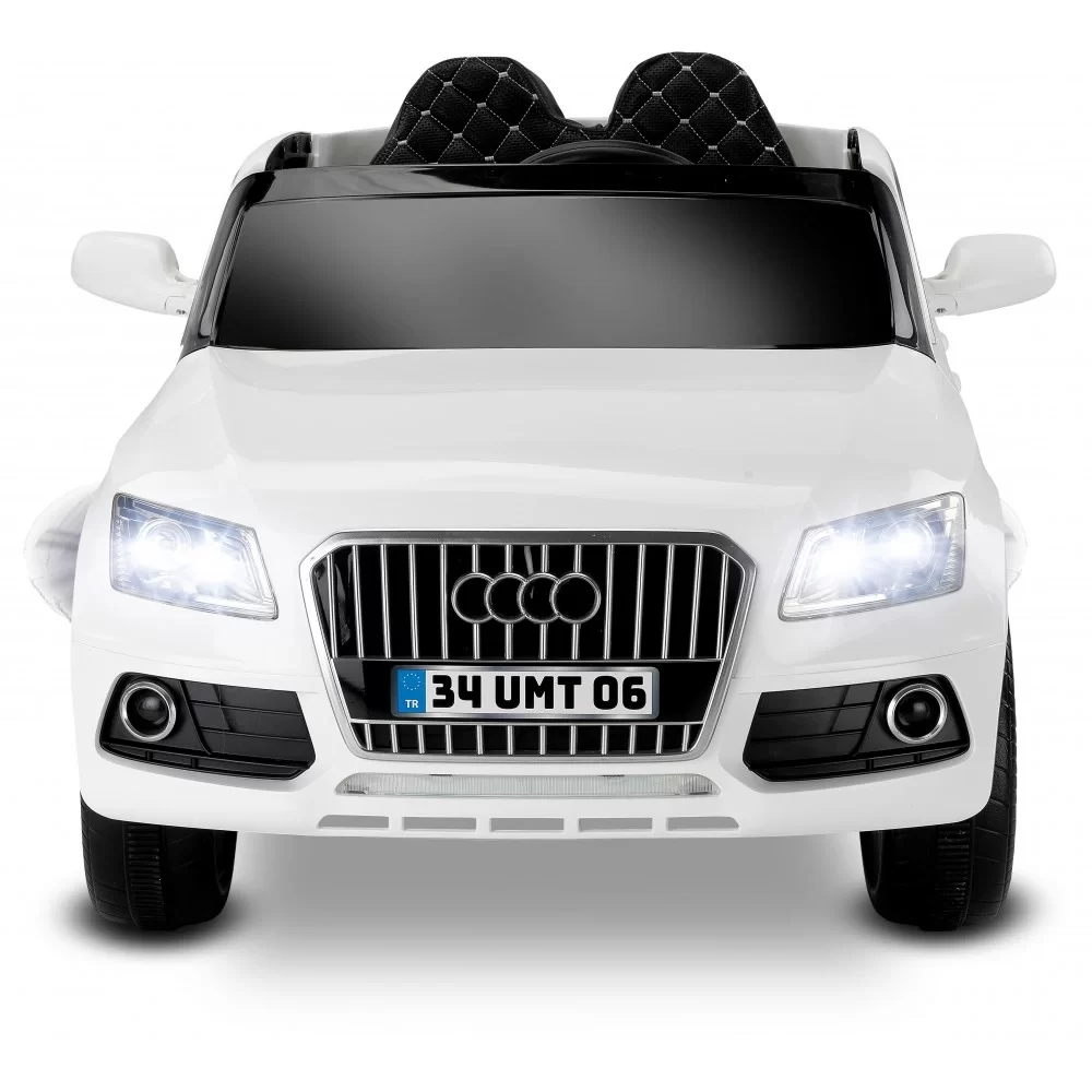 Q-7 Suv Akülü Araba 12v Uzaktan Kumandalı Beyaz