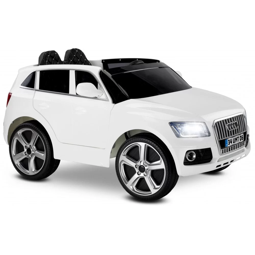 Q-7 Suv Akülü Araba 12v Uzaktan Kumandalı Beyaz