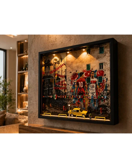 Wall of Rising Stars Ahşap Işıklı Tablo | World Cup 2026