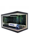 Timber Route Işıklı Ahşap Diorama Vitrin | Scania Tır