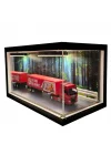 The Logistics Horizon Ahşap Işıklı Diorama Vitrin | MAN Tır