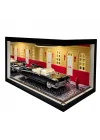 The Golden Era Ahşap Işıklı Diorama Vitrin | Cadillac Eldorado