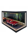 Road to Freedom Ahşap Işıklı Diorama Vitrin | Ford Mustang 1967