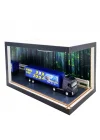 Global Motion Volvo Truck Ahşap Işıklı Diorama Vitrin | Volvo Tır