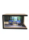 Global Motion Volvo Truck Ahşap Işıklı Diorama Vitrin | Volvo Tır