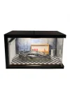 Shadow Grid Ahşap Işıklı Diorama Vitrin | Lamborghini Aventador