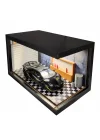 Shadow Grid Ahşap Işıklı Diorama Vitrin | Lamborghini Aventador