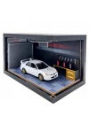 White Torque Ahşap Işıklı Diorama Vitrin | Subaru Impreza