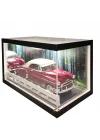 Crimson Mile Ahşap Işıklı Diorama Vitrin | Chevrolet Bel Air 1:18