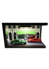 Dual Prestige Showroom Ahşap Işıklı Diorama Vitrin | BMW M850 Coupe