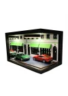 Dual Prestige Showroom Ahşap Işıklı Diorama Vitrin | BMW M850 Coupe