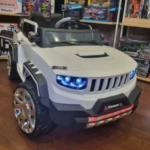 Hummer 12V Çift Kişilik Uzaktan Kumandalı Akülü Araba Beyaz