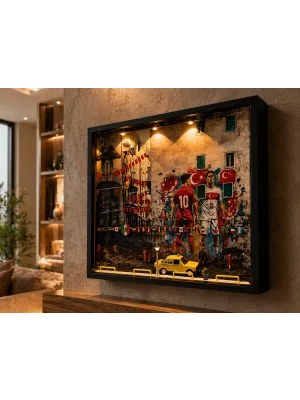Wall of Rising Stars Ahşap Işıklı Tablo | World Cup 2026
