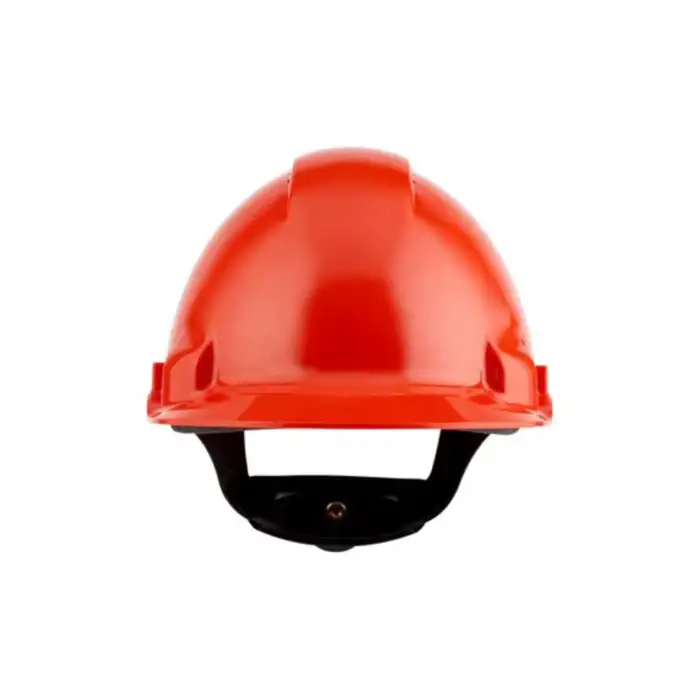 3M G3000NUV-RD Madenci Bareti, Uvicator, Mandallı, Havalandırmalı, Plastik Ter Bantlı, Kırmızı Renk