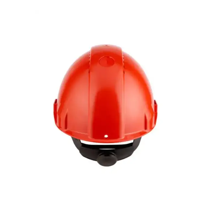 3M G3000NUV-RD Madenci Bareti, Uvicator, Mandallı, Havalandırmalı, Plastik Ter Bantlı, Kırmızı Renk