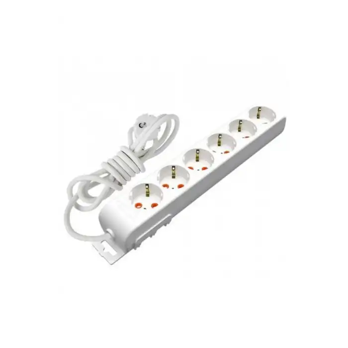 Mutlusan Rı-tech Altılı Topraklı Grup Priz(ÇOCUK KORUMALI)(3 MT)