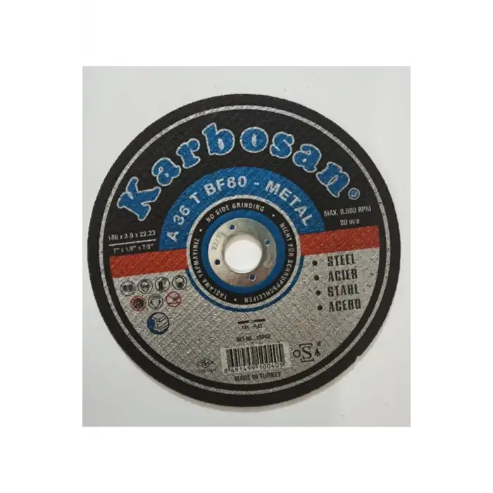 Karbosan 10 Lu 180x3x22 Metal Kesme Taşı