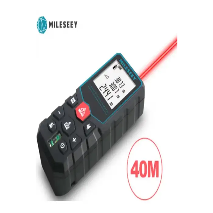 MILESEEY 40 Metre Lazer Metre Su Terazili X540M