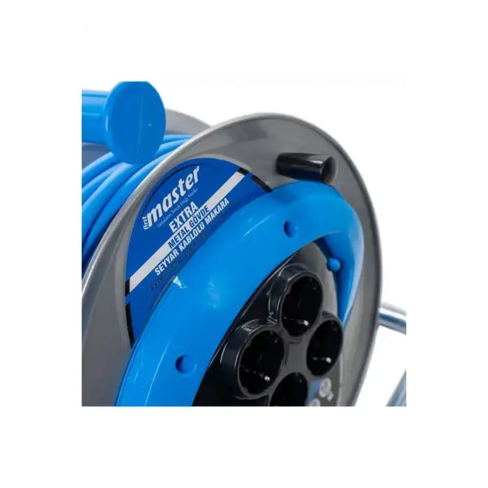 Master 505421 Extra Metal Gövde Makaralı Kablo 3x2.5mm 30 Metre