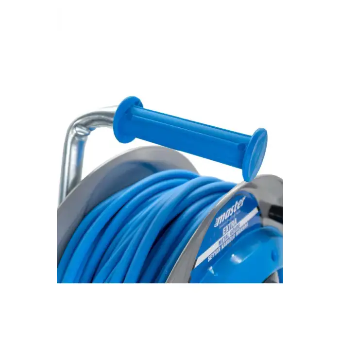 Master 505421 Extra Metal Gövde Makaralı Kablo 3x2.5mm 30 Metre