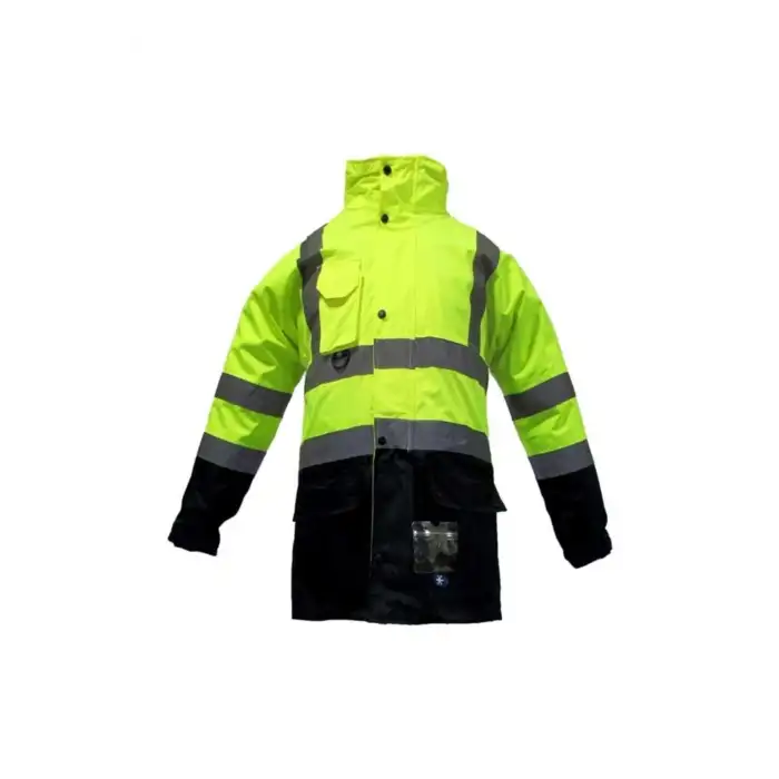 Junior Jn1003 5in1 Yüksek Görünürlüklü Içi Çıkmalı Oxford Parka