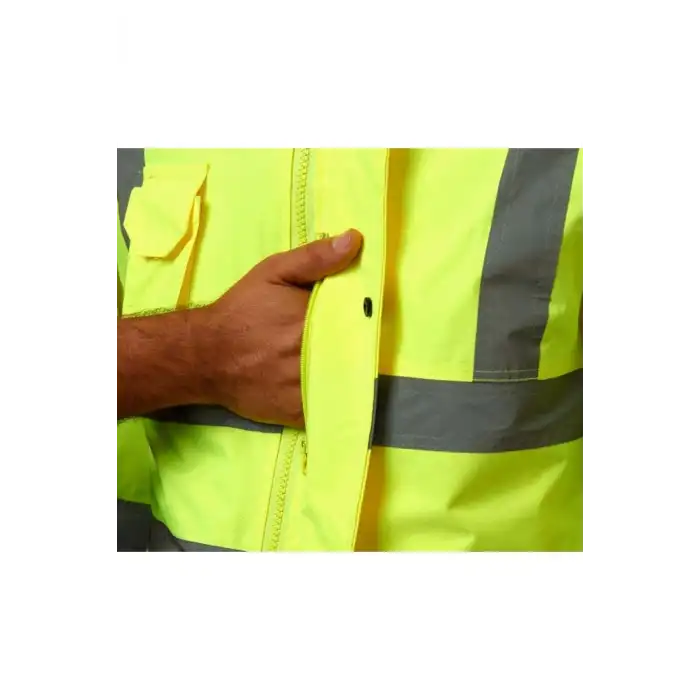 Junior Jn1003 5in1 Yüksek Görünürlüklü Içi Çıkmalı Oxford Parka