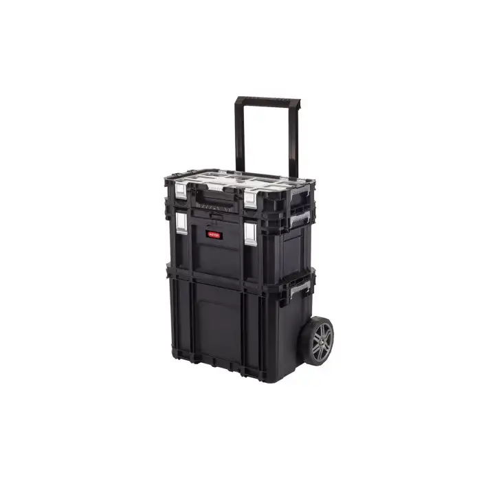 Keter 17203038 Connect Smart Rolling Organizerli 3 Katlı Tekerlekli Takım Çantası